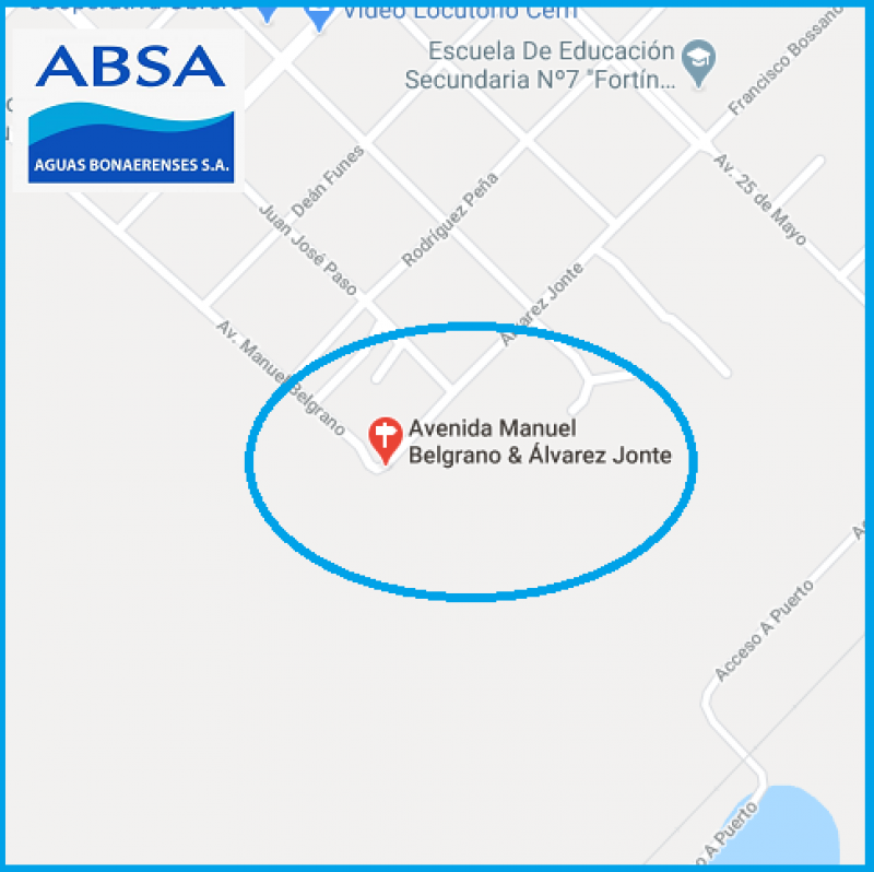 ABSA realiza una reparación en General Cerri