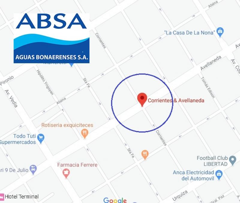 Tareas de reparación sobre la red de agua de Nueve de Julio