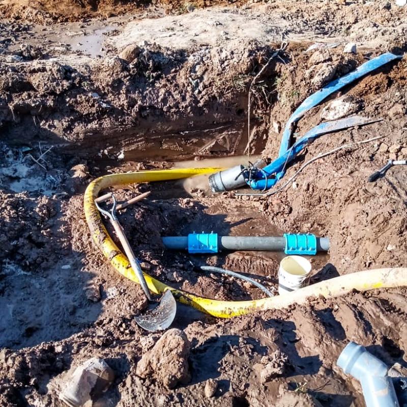 Bahía Blanca: una conexión clandestina ocasionó otra rotura en la red