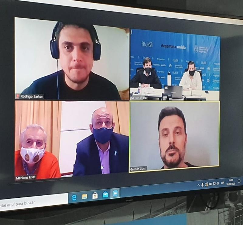 Reunión entre ABSA, ENHOSA y el Municipio de Coronel Rosales