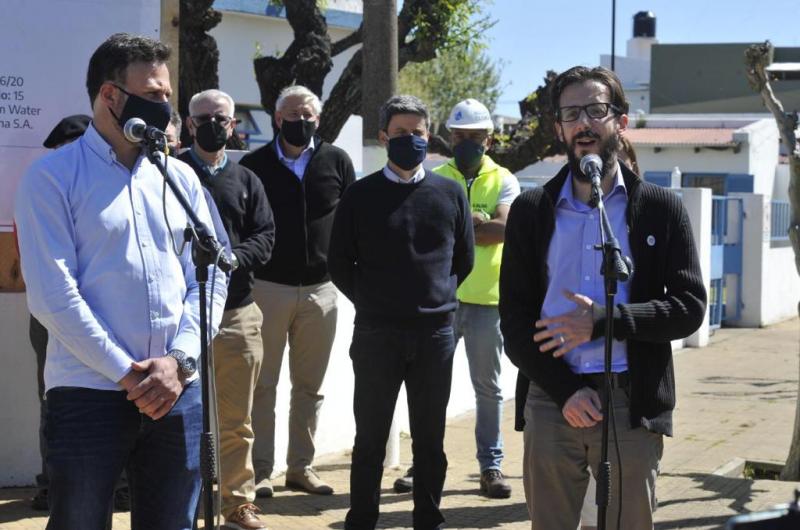 Nación y Provincia anunciaron obras de agua y cloacas en el interior de la Provincia