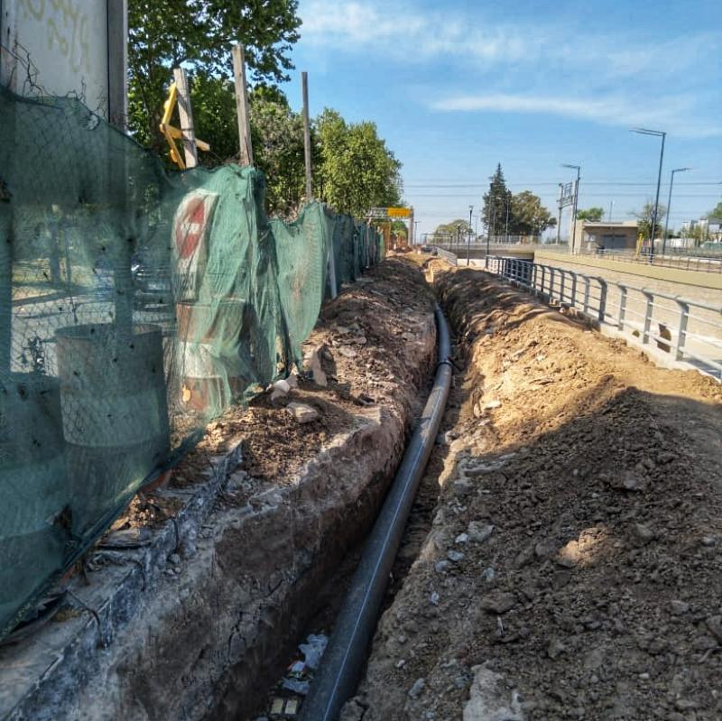 Finalizaron los trabajos de recambio de cañerías por la obra del viaducto en La Plata
