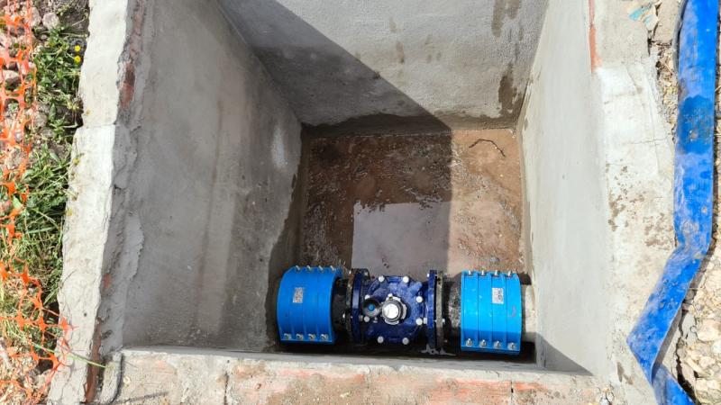 ABSA instaló un caudalímetro en el Acueducto Villalonga-Stroeder