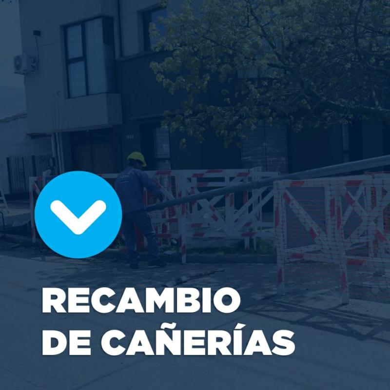 ABSA realiza recambio de cañerías en Berisso
