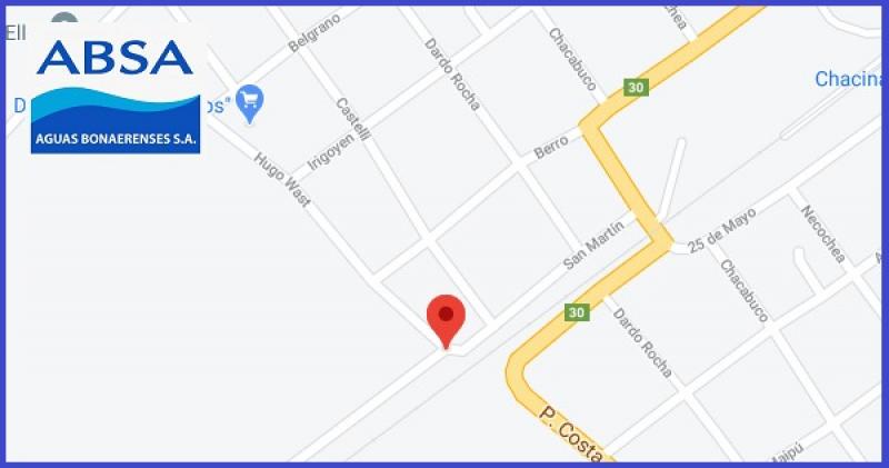 ABSA conecta una nueva perforación a la red de agua de Roque Pérez