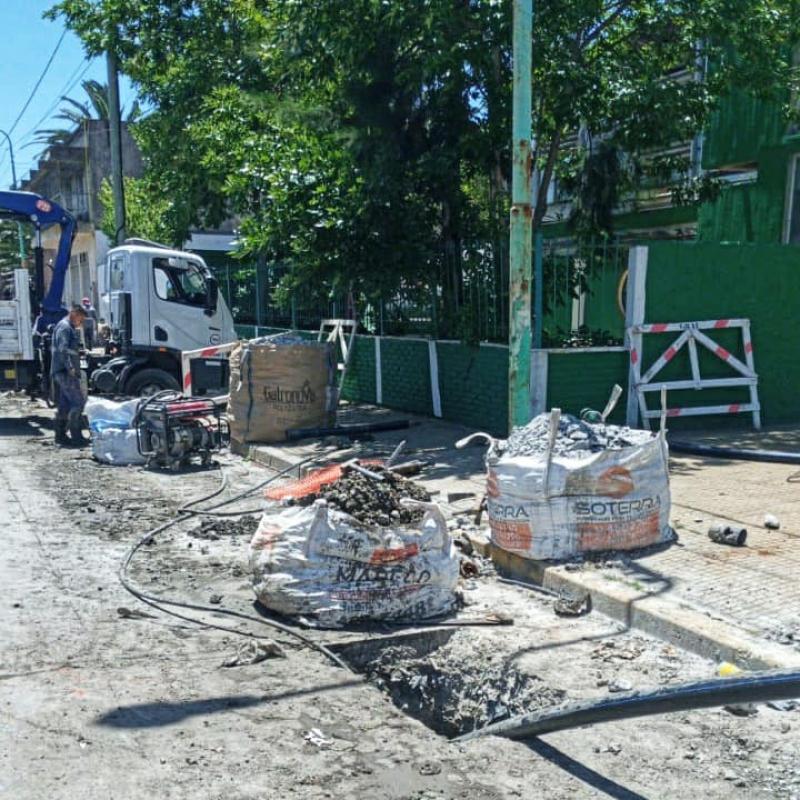 ABSA continúa con el Plan de recambio de cañerías en la Región
