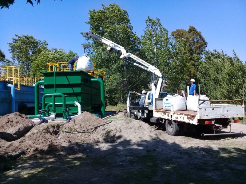 La ampliación de la Planta Potabilizadora de ABSA en General Lavalle entra en la etapa final