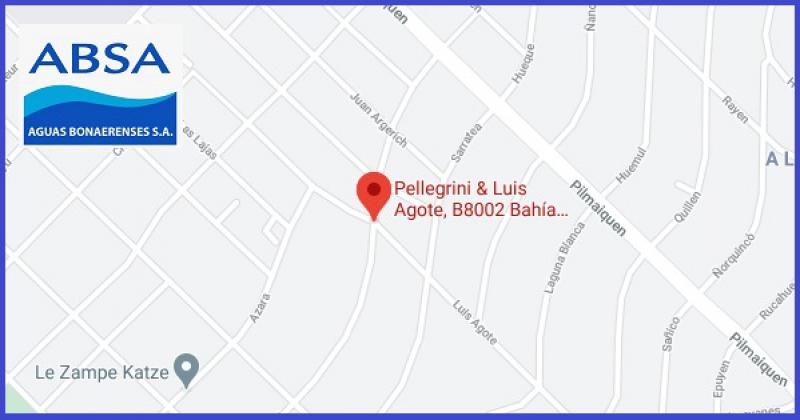 ABSA repara una cañería en Barrio Patagonia