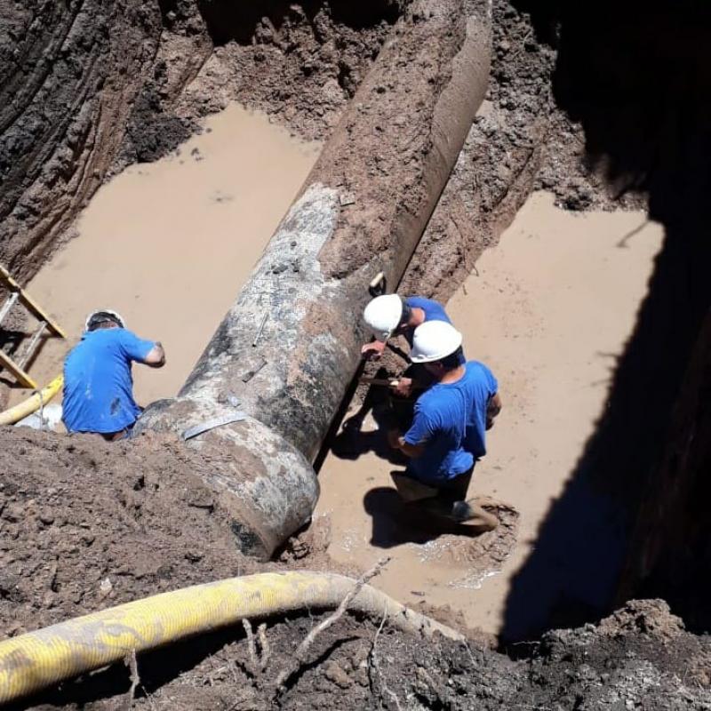 ABSA continúa con los trabajos de mantenimiento de redes en la Región