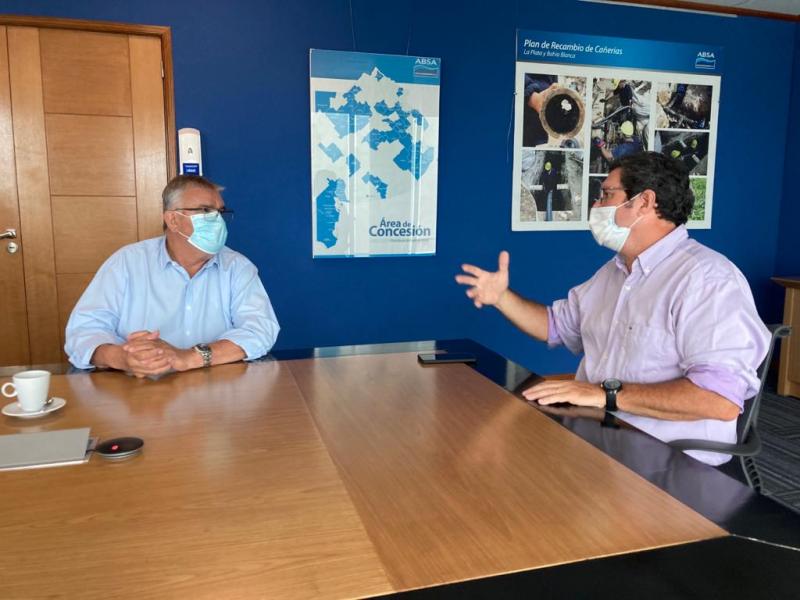 Autoridades de ABSA mantuvieron un encuentro con el Municipio de Bragado
