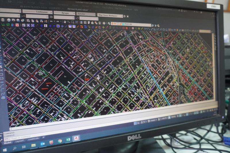 ABSA: digitalización y georreferenciación de sus redes en Bahía Blanca