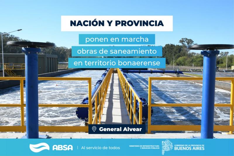 Con una inversión de $80 millones, ABSA acondicionará y pondrá en valor la Planta Depuradora Cloacal en General Alvear