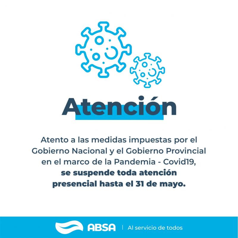 No habrá atención presencial en las oficinas comerciales hasta el 31 de mayo