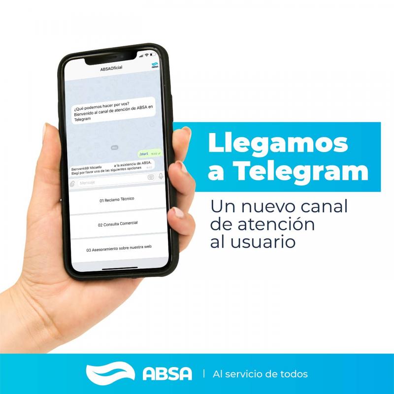 Sumate a Telegram, nuestro nuevo canal de atención para usuarios 