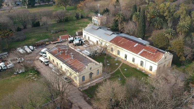 Trabajos de mantenimiento en la Usina de ABSA en el Parque San Martín