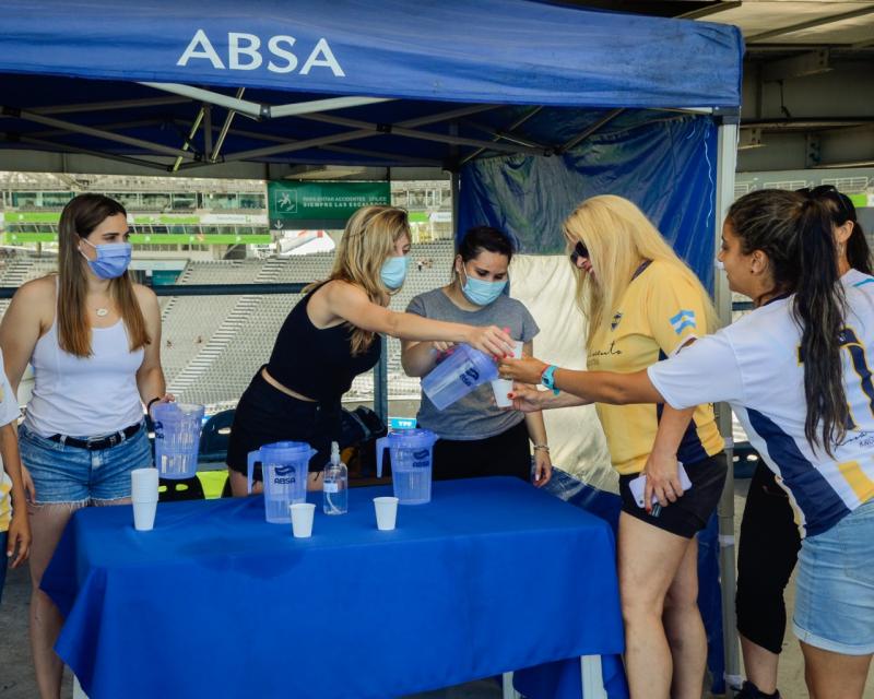 ABSA brindó agua en Campeonato femenino de fútbol