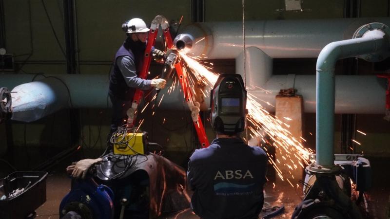 ABSA comienza la etapa final de la obra de agua que beneficiará a 85 mil vecinos Bahía Blanca