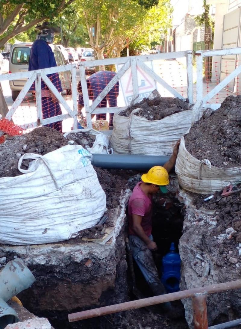 Finalizó el recambio de cañerías sobre calle 71 en La Plata