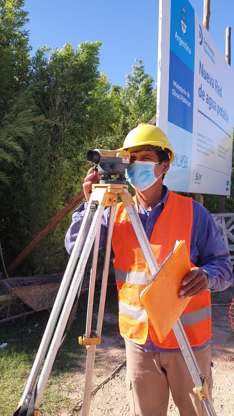 Avanzan las obras de mejora en el servicio de agua de San Vicente