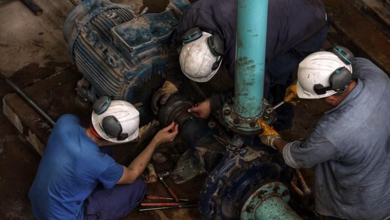 Planta Patagonia: reparación del bombeo a zona alta en Bahía Blanca