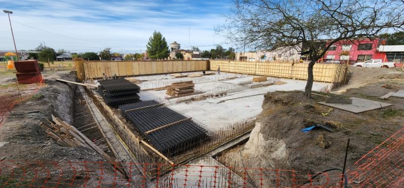 Avanza la construcción de la cisterna en Patagones