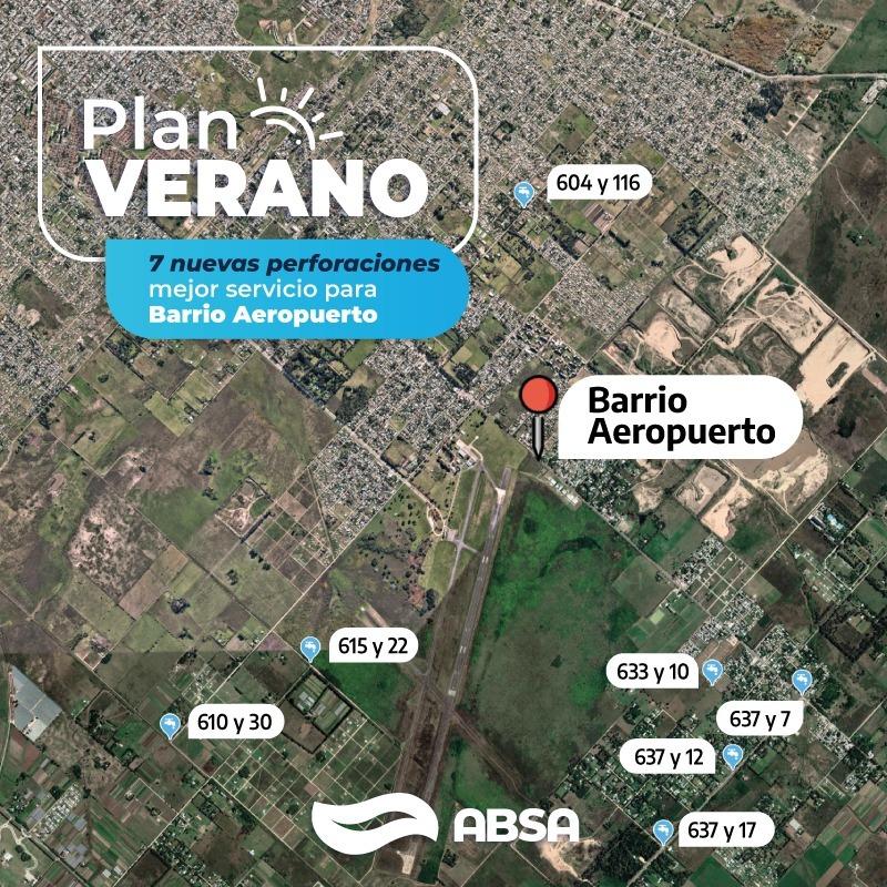 Barrio Aeropuerto: con una inversión de 96,5 millones de pesos, avanzan las nuevas perforaciones del Plan Verano