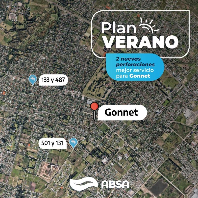 Gonnet: Con una inversión de 27,5 millones de pesos, avanzan las nuevas perforaciones del Plan Verano