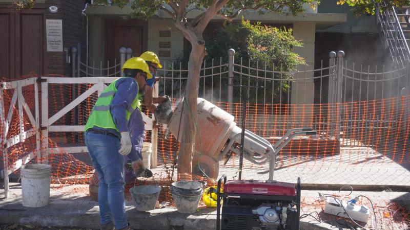 Recambio de cañerías: ya se instalaron más de 6500 metros de nuevos conductos