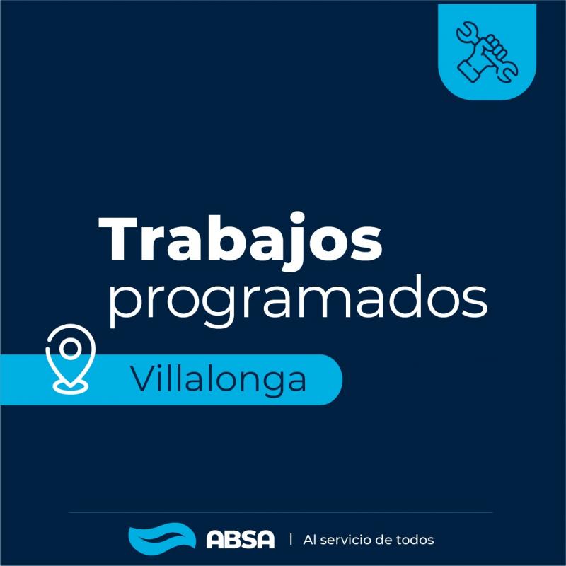 Trabajos programados sobre la red de agua de Villalonga