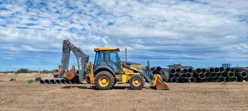 Patagones: avanza la construcción de la nueva planta depuradora