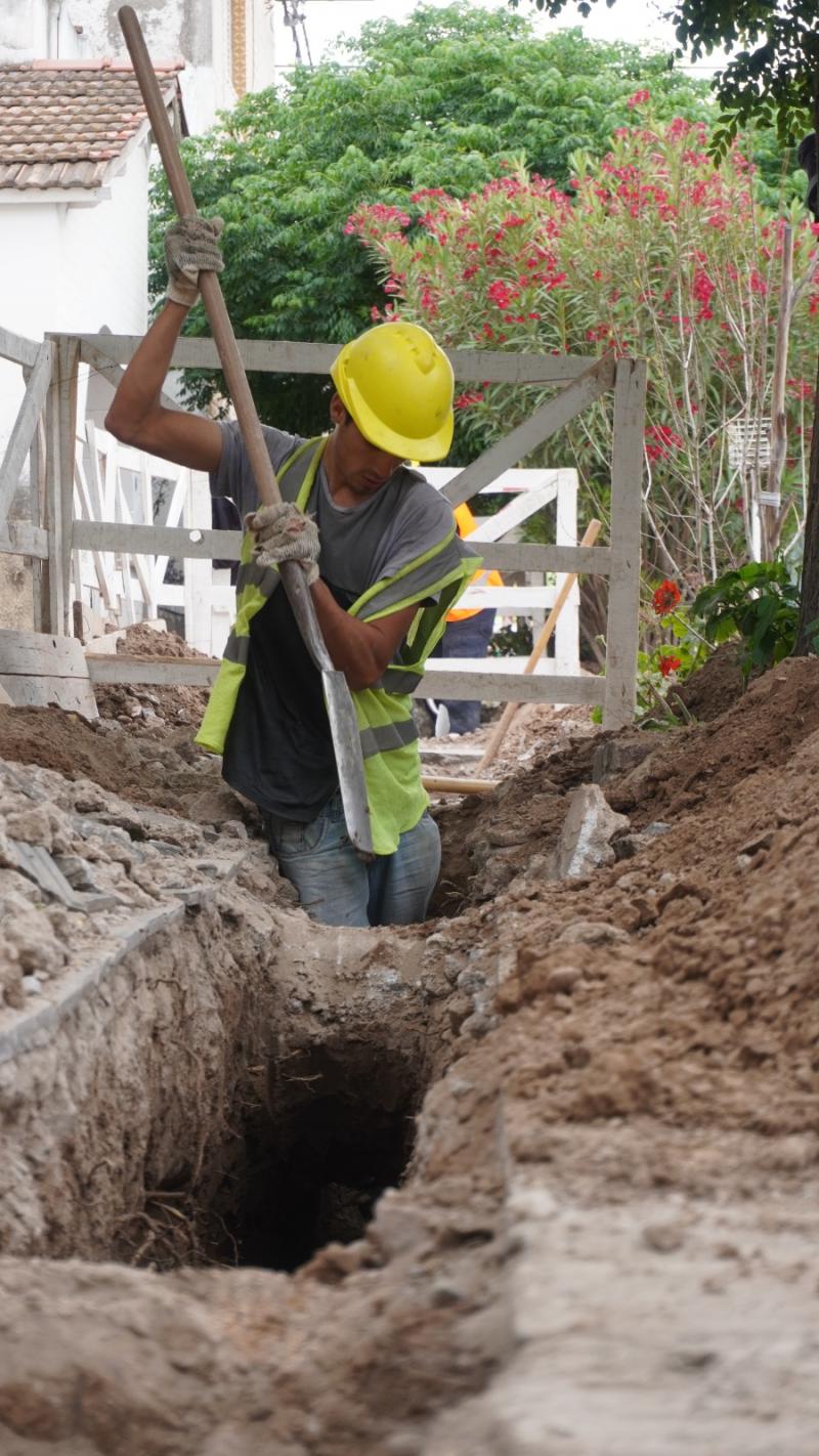 Bahía Blanca: ya se han instalado más de 50 mil metros de nuevas cañerías correspondientes al Plan de Recambio de la red de agua