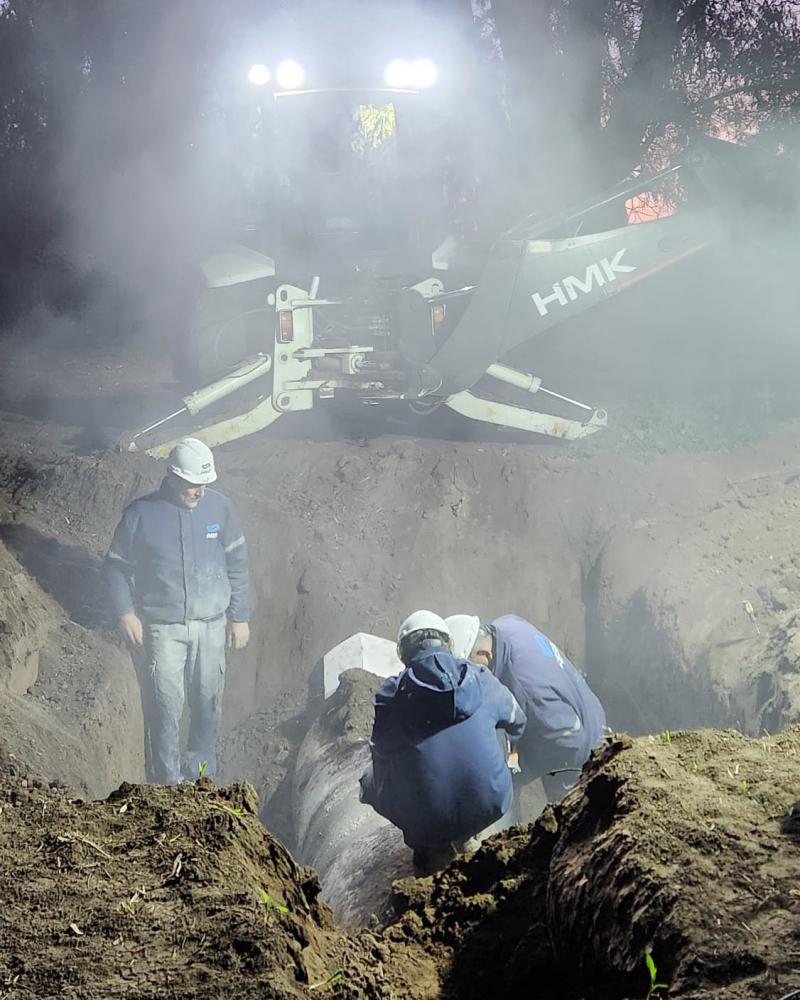 Finalizó el operativo de ABSA para la extracción de raíces en el Acueducto Nueve de Julio - Carlos Casares – Pehuajó