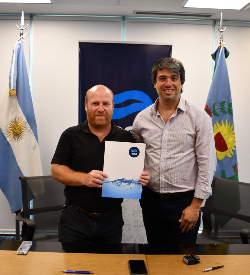 Nuevas obras de ABSA para mejorar el servicio de agua en Coronel Vidal y General Pirán
