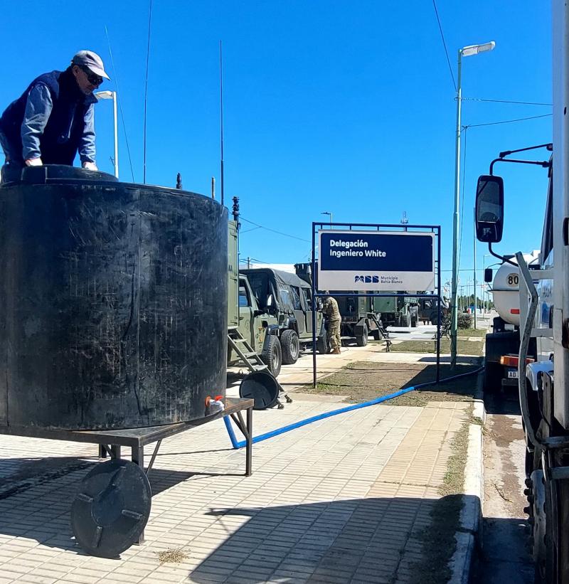 Bahía Blanca: continúa el operativo de asistencia