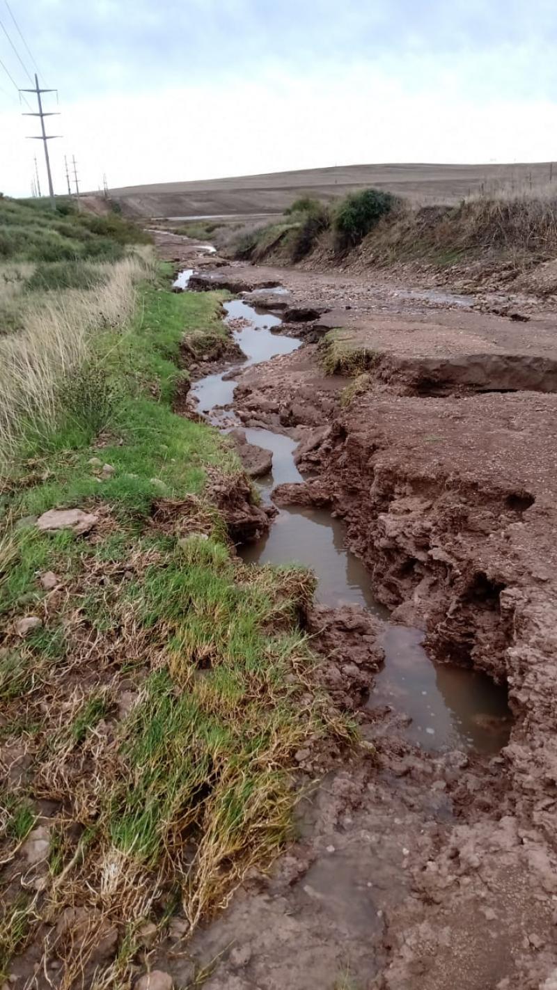 Planta Potabilizadora Grünbein: ya está operativo el nuevo camino provisorio de acceso