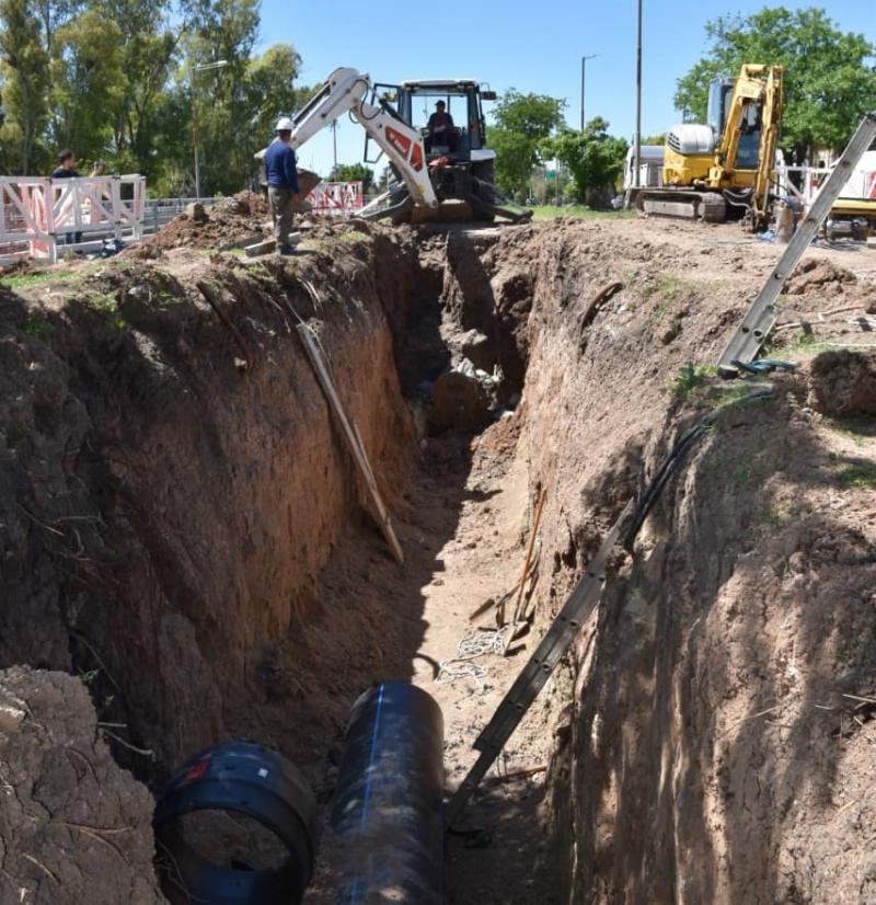 Acueducto Tolosa: continúan los trabajos de empalme
