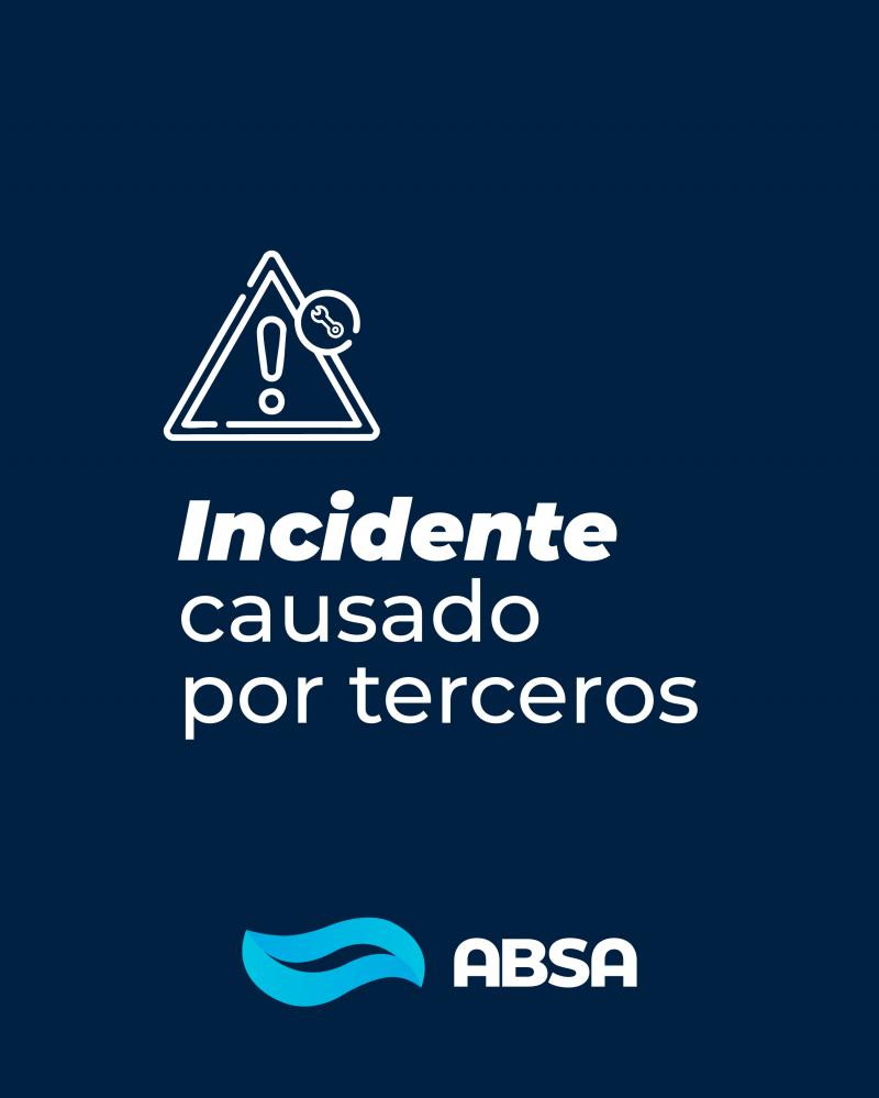 La Cumbre: rotura provocada por terceros en la red de agua 