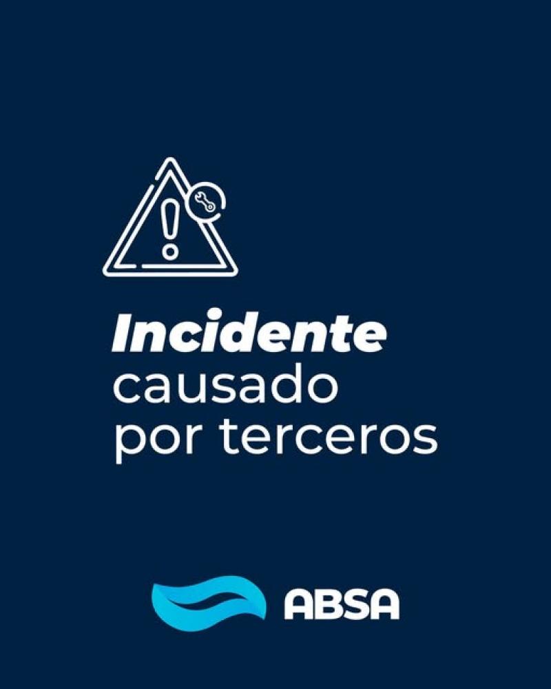 Bahía Blanca: rotura provocada por terceros afecta el servicio de agua en el Barrio La Merced