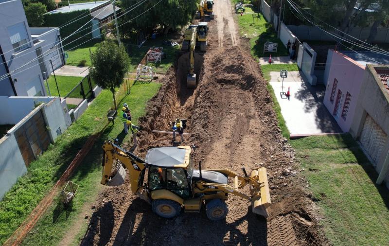 Bahía Blanca: avanza la construcción de las cisternas de agua