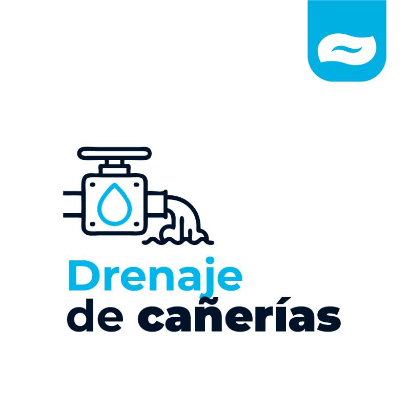 Nueve de Julio: drenaje de cañería programado