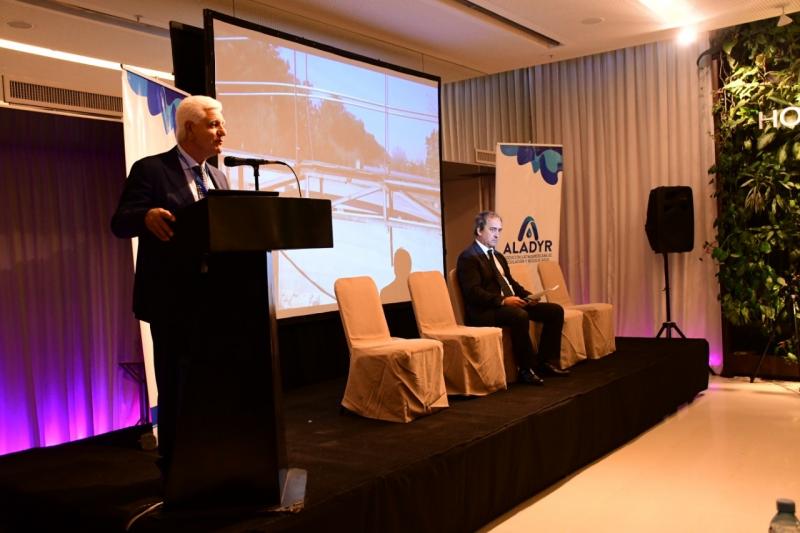 El presidente de ABSA, Raffaele Sardella, abrió el III Seminario Internacional ALADYR junto a los principales líderes del sector del agua