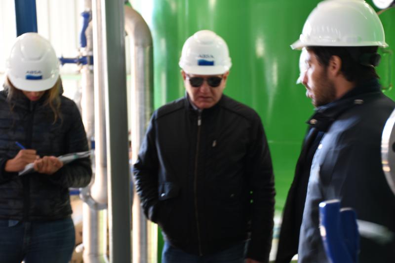 Raffaele Sardella supervisó la obra de la Planta de Osmosis inversa en Lincoln
