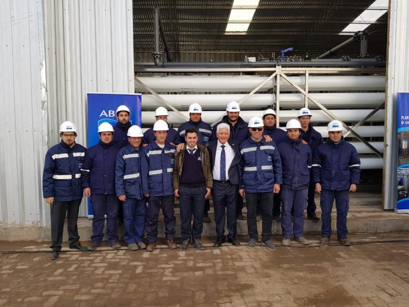 Raffaele Sardella y Campana inauguraron la Planta de Ósmosis en Villegas