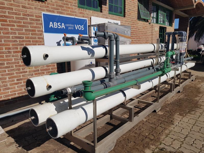 ABSA instala una Planta de Ósmosis Inversa en Vedia