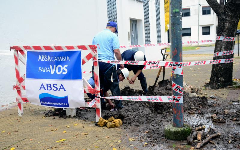 Trabajos programados sobre la red de agua en la ciudad de La Plata