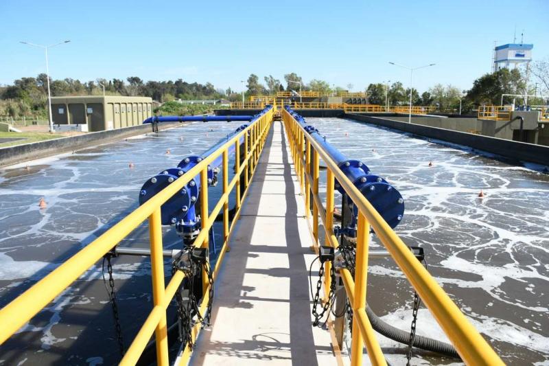 Sardella y Vidal inauguraron la nueva Planta Depuradora de ABSA en General Rodriguez