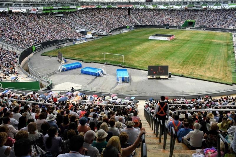 ABSA aportó agua potable en el Estadio Único