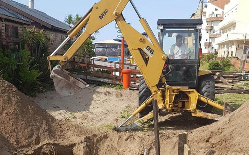 Terminaron los trabajos sobre la red cloacal en Villa Gesell