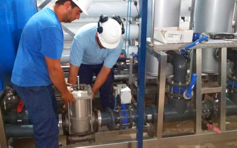 Trabajos programados en la Planta y en la red de agua en General Villegas