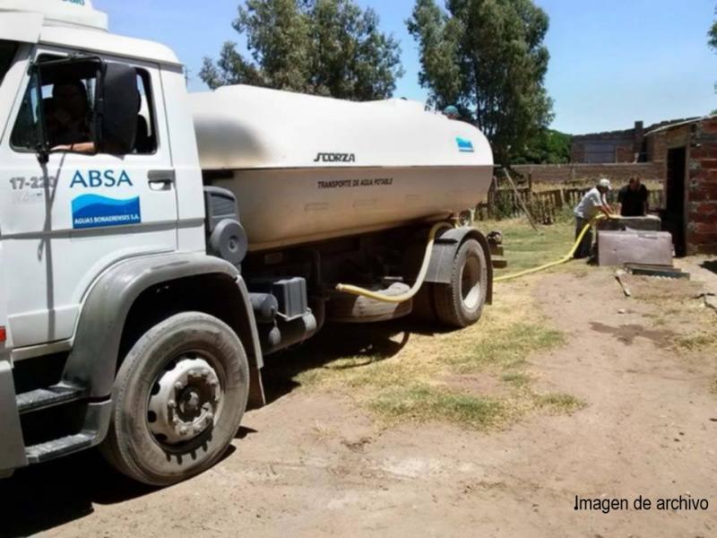 Stroeder: se duplica el envío de agua potable